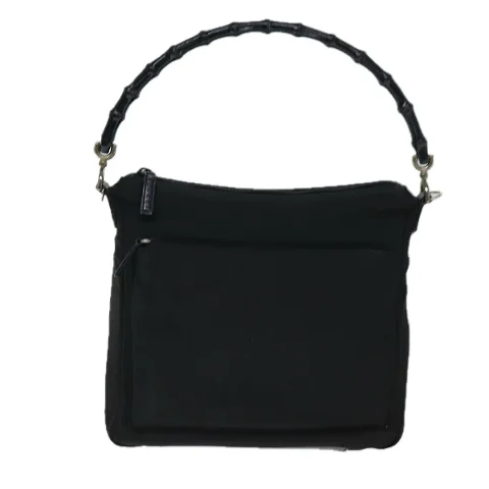 Gucci Vintage Pre-owned Fabric gucci-bags Black Dames