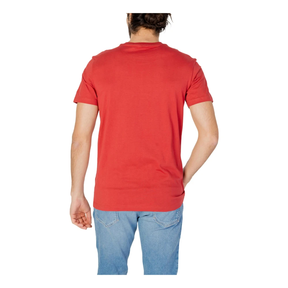 Calvin Klein Jeans T-Shirts Red Heren