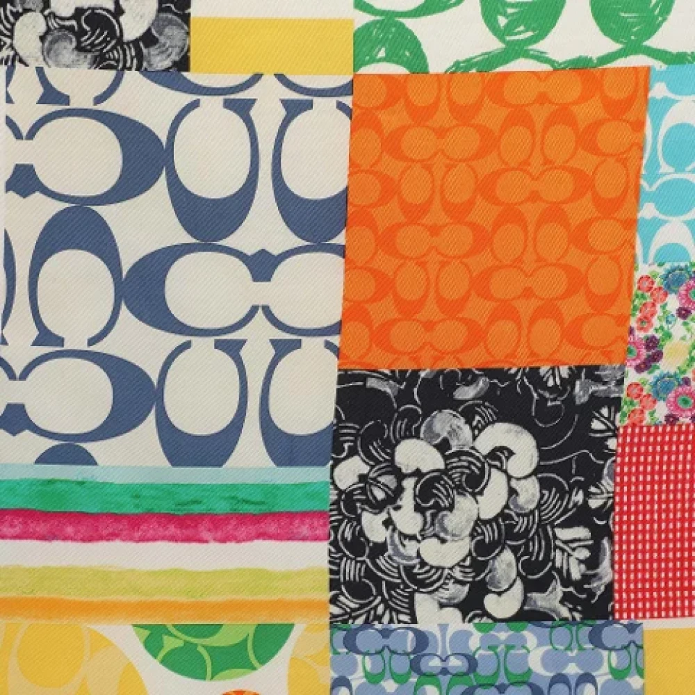 Coach Pre-owned Silk scarves Multicolor Dames