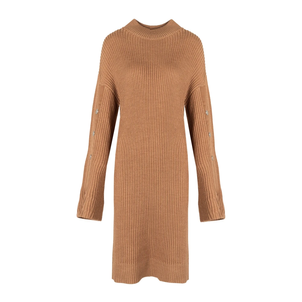 Liu Jo Elegante Midi Jurk Brown Dames