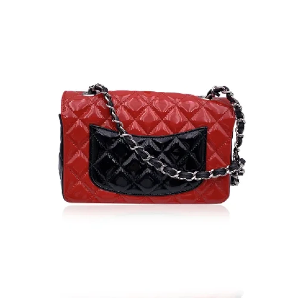 Chanel Vintage Pre-owned Leather chanel-bags Red Dames