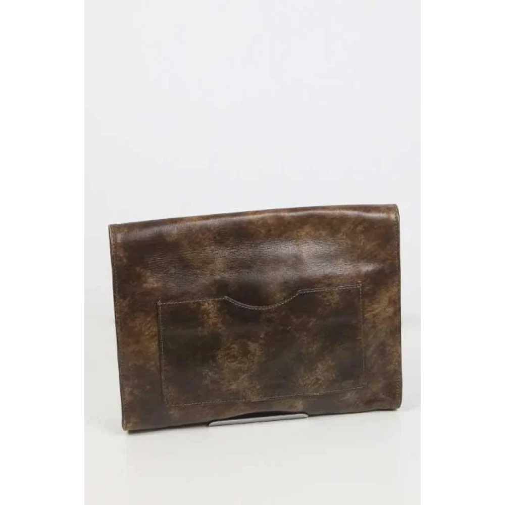 Chloé Pre-owned Leather wallets Brown Dames