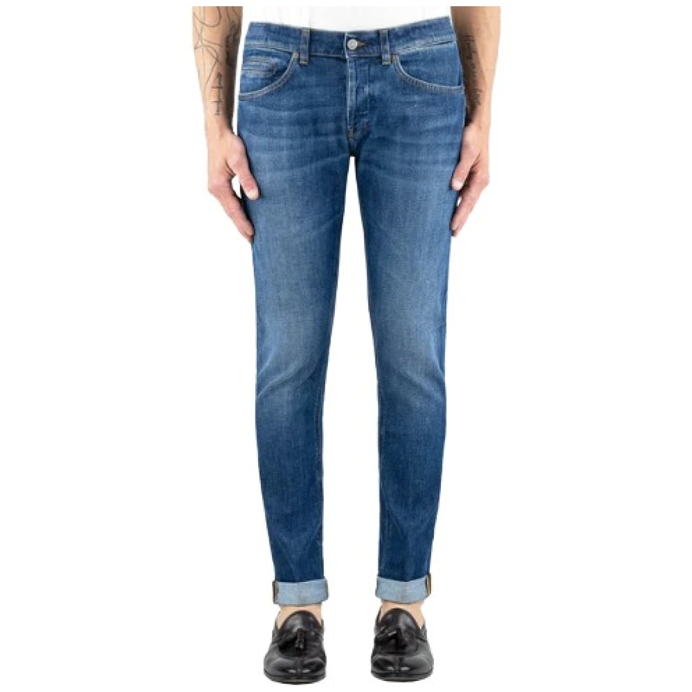 Dondup Men's Blue Skinny Jeans George - Slim Fit Jeans - W38 - Jeans