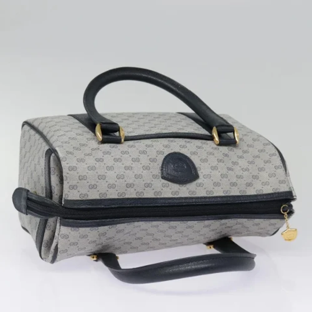 Gucci Vintage Pre-owned Leather handbags Blue Dames