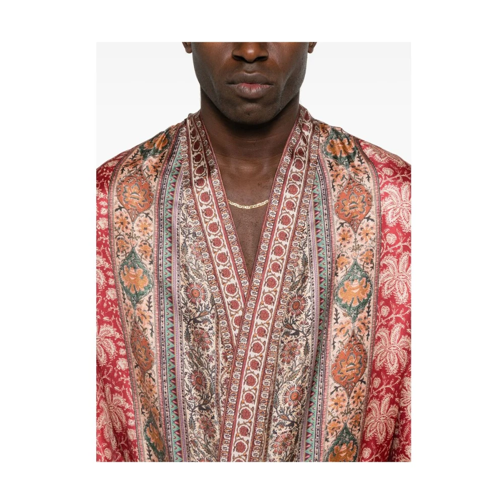 ETRO Donkeroranje bovenkleding met tailleband Multicolor Heren