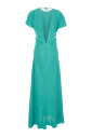 robe-longue-en-soie-et-acetate-bleue
