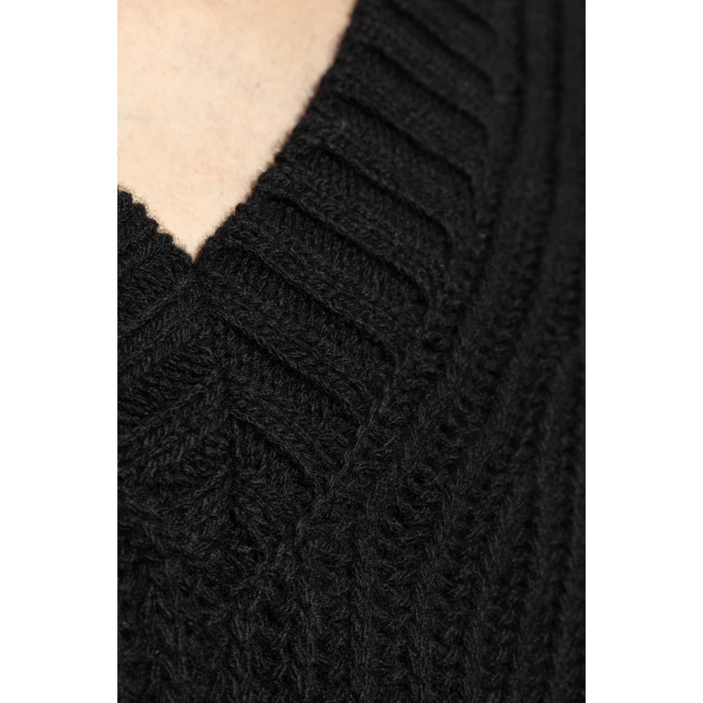 Officine Générale Wollen trui Black Heren