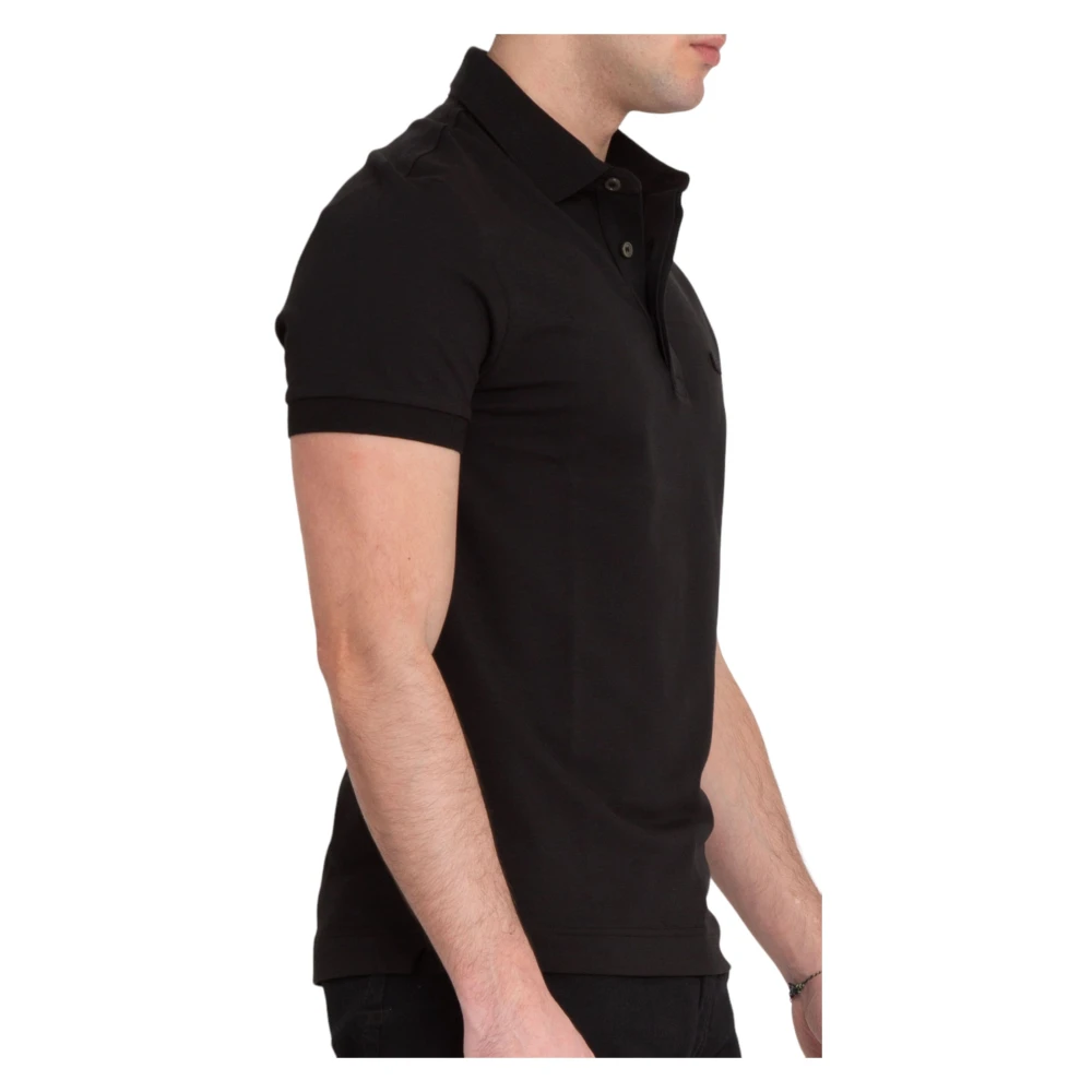 Lacoste Tonal Logo Polo Shirt in Parijs Black Heren