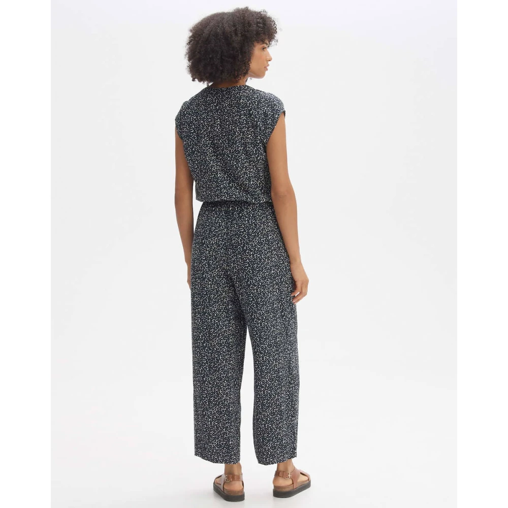 Opus Stad Jumpsuit Moneli Stijl Blue Dames