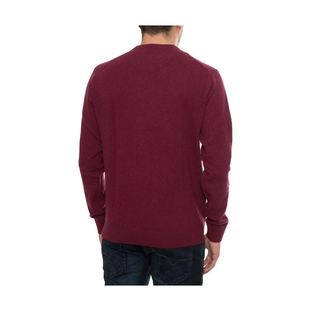 Sergio Tacchini Wollen trui met zichtbaar logo Red Heren