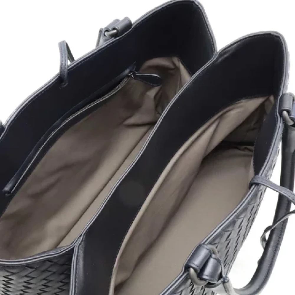 Bottega Veneta Vintage Pre-owned Fabric handbags Black Dames