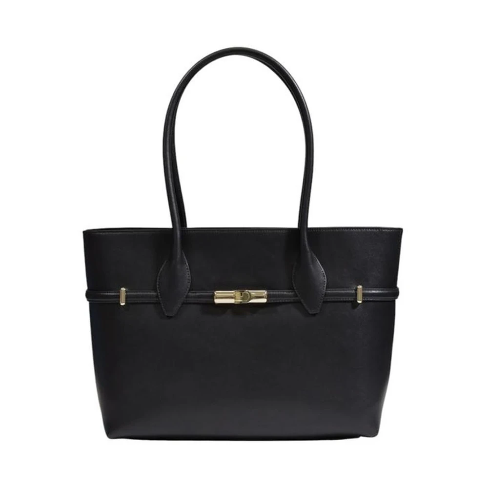 Furla Zwarte leren handtas Damescollectie Black Dames