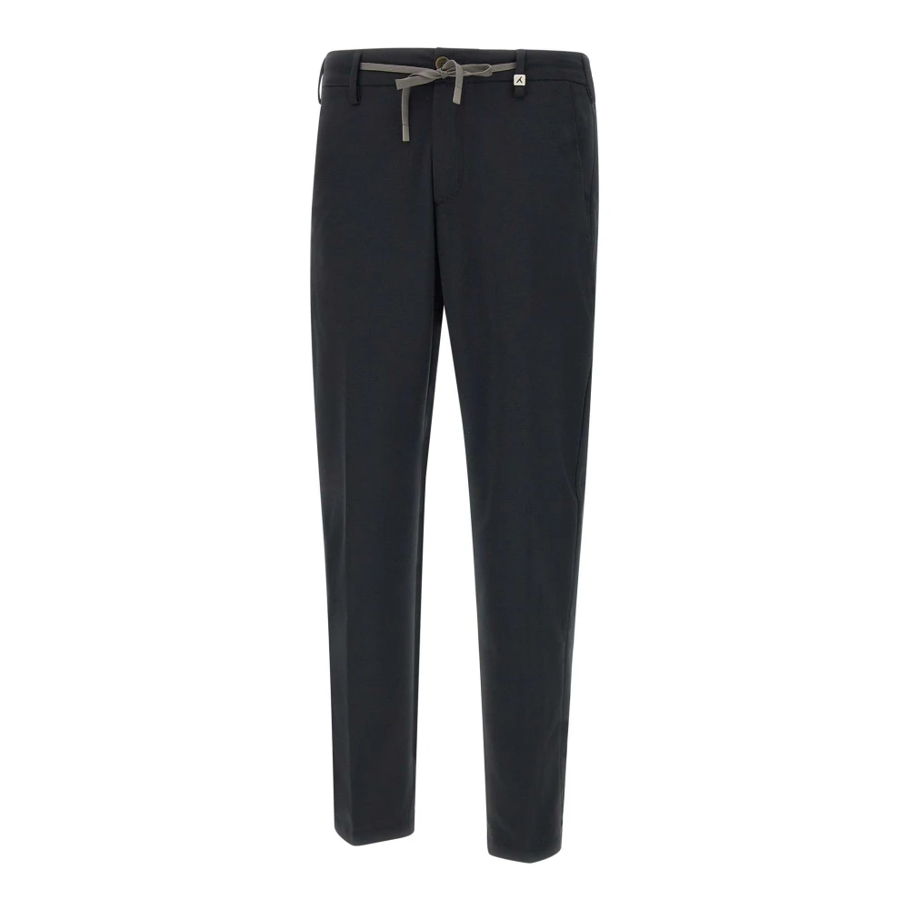 Myths Men's Black Straight Trousers, L, Apollo Trousers
