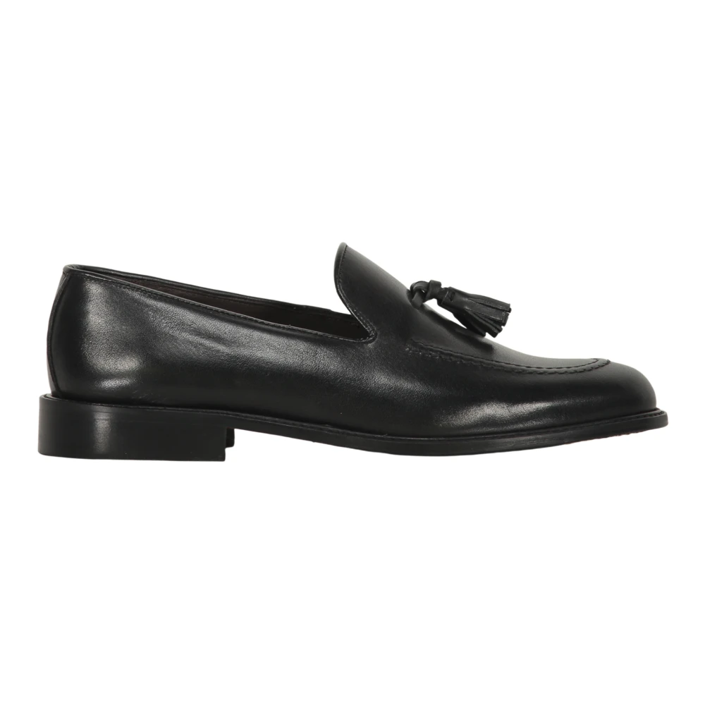 Bruno Magli Tassel Kalvskinn Loafers Black, Herr