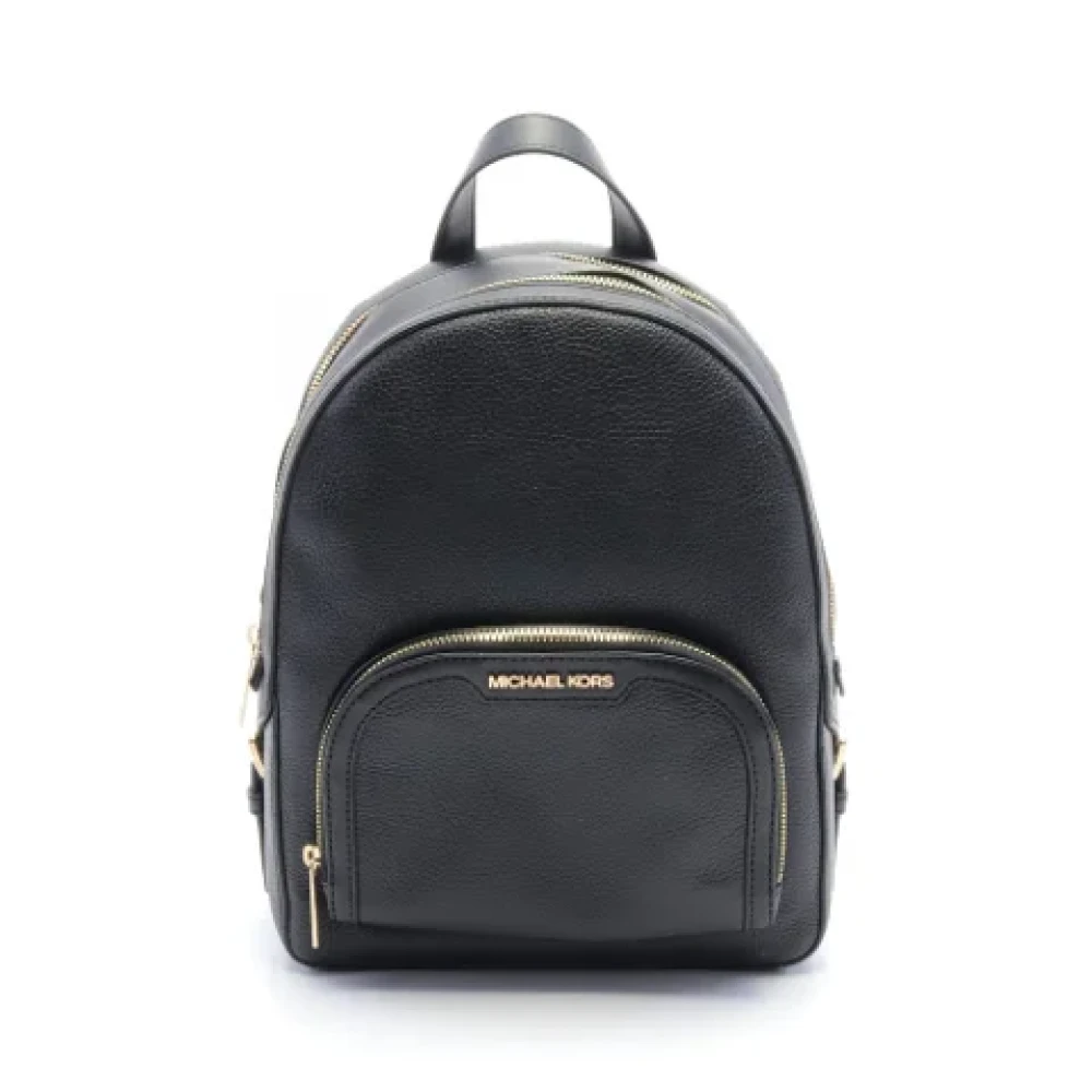 Michael Kors Pre-owned Leather backpacks Black Dames