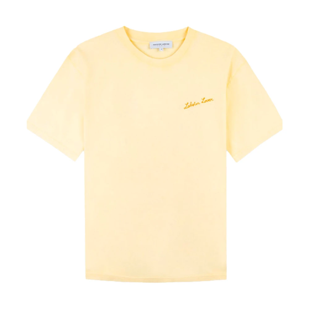 Maison Labiche Kreeftenliefhebber T-shirt Yellow Heren