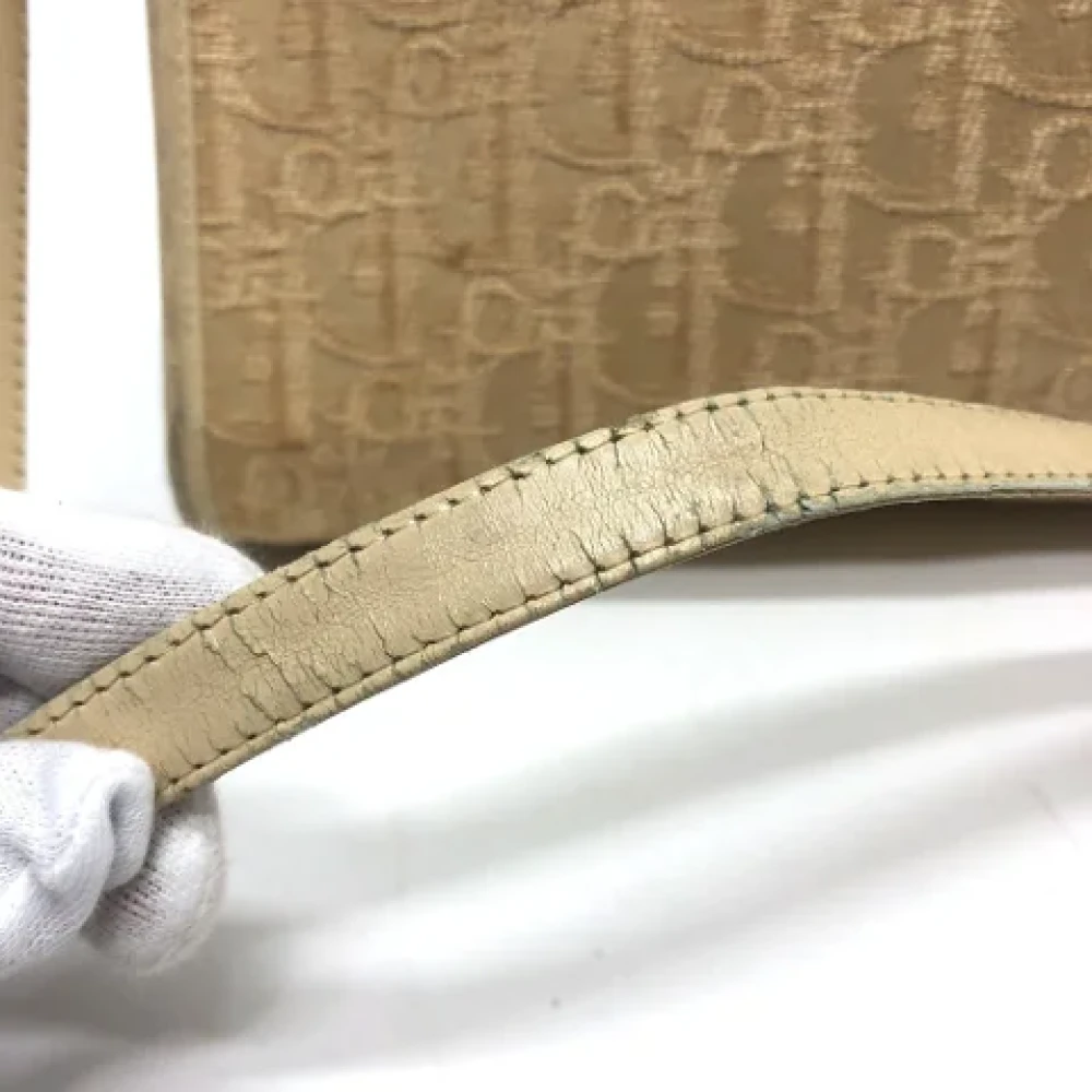 Dior Vintage Pre-owned Fabric dior-bags Beige Dames