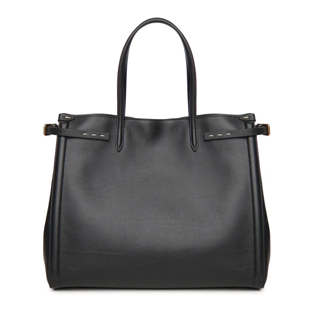 Valentino Garavani Zwarte Medium Tote Tas Black Heren