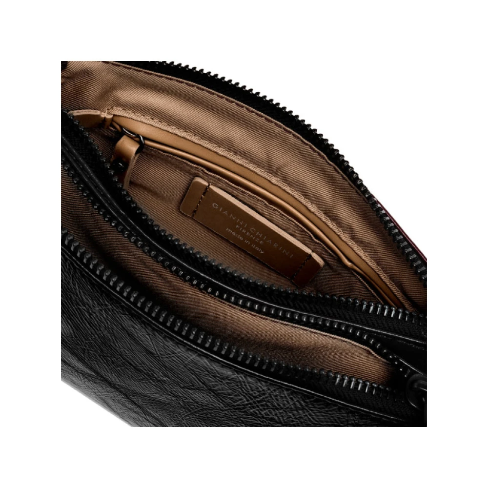 Gianni Chiarini Frida Large Array Schoudertas Black Heren