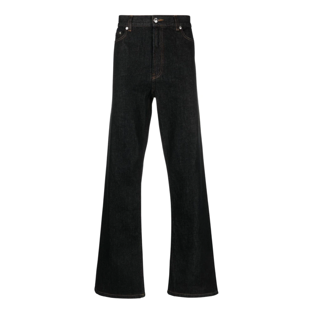 A.p.c. Zwarte Denim Jeans met knoop- en ritssluiting Black Heren