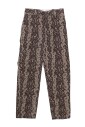 khaki-hoge-taille-animal-print-broek
