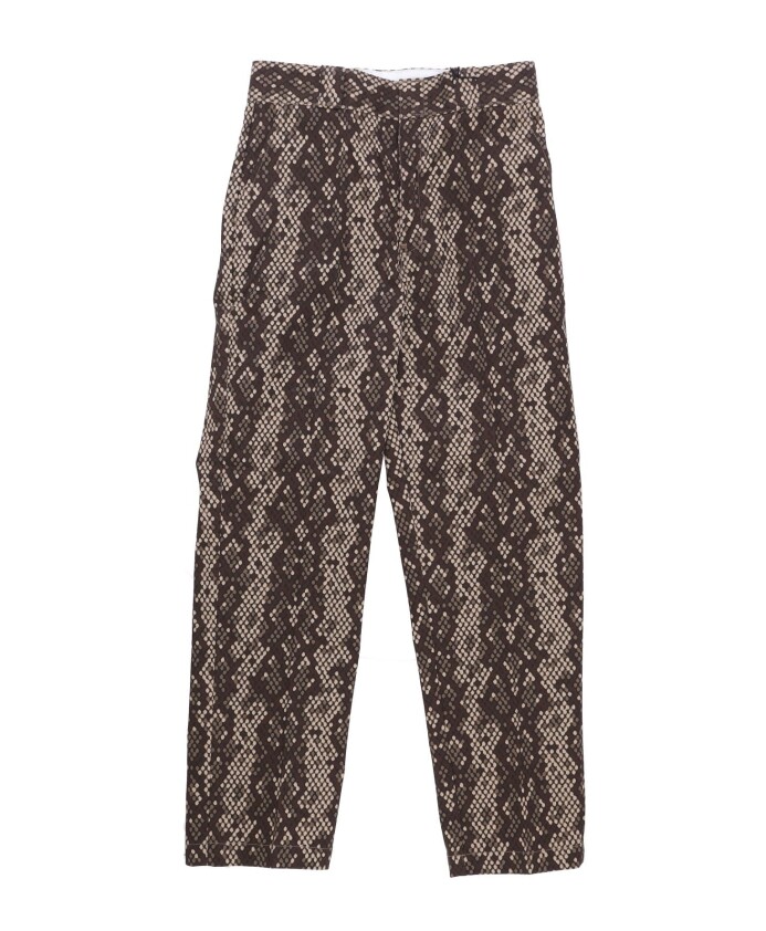 khaki-hoge-taille-animal-print-broek