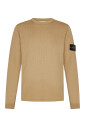 beige-ribbed-sweater-with-badge