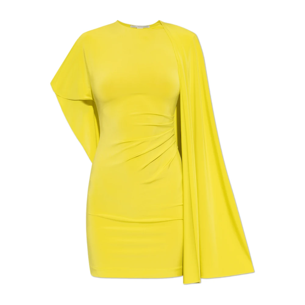 Stella Mccartney Korte jurk met aansluitende pasvorm Green Dames