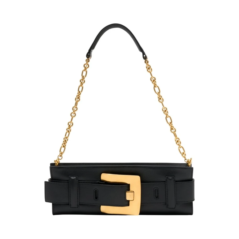 Balmain Black Anthem Clutch - Female - Shoulder Bags - One Size - Bags