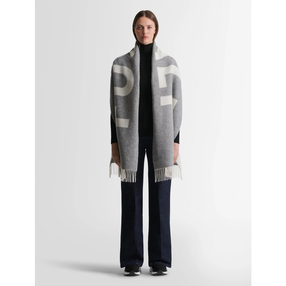 Fusalp Oversize Sjaal Gray Unisex