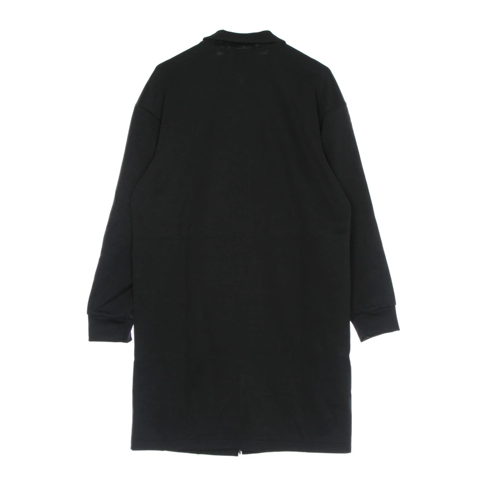 Adidas Lange Zwarte Tricot Jas Black Dames