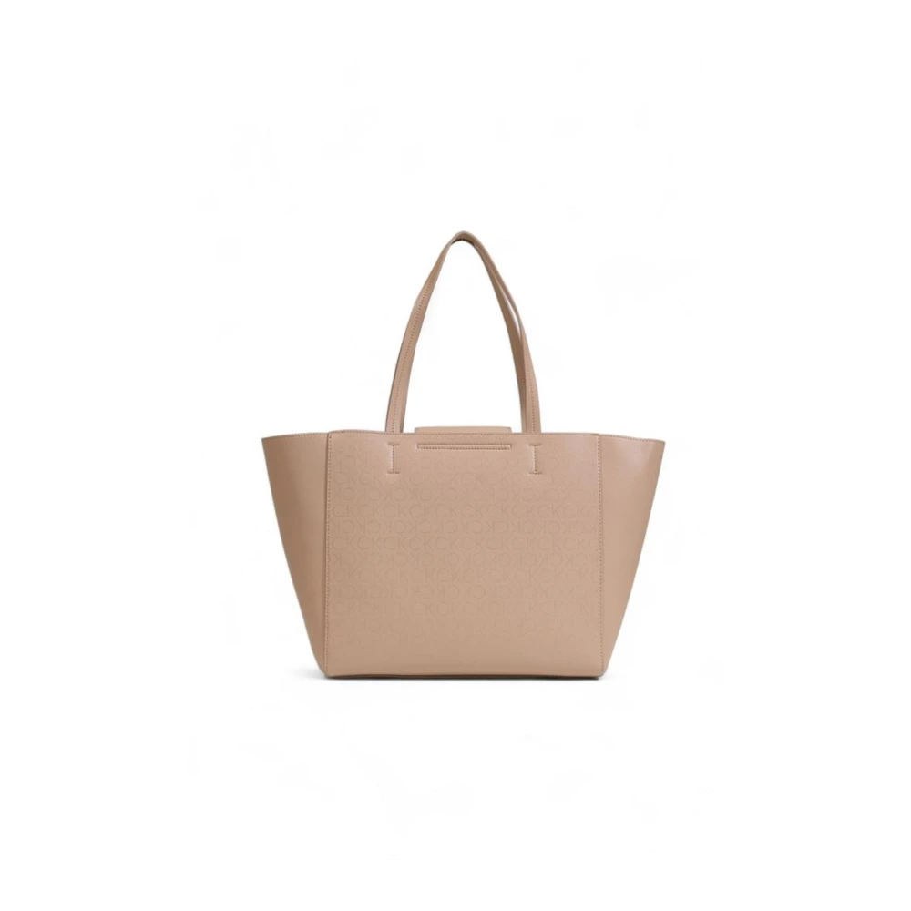 Calvin Klein Beige Polyester Handtas Dames Collectie Beige Dames