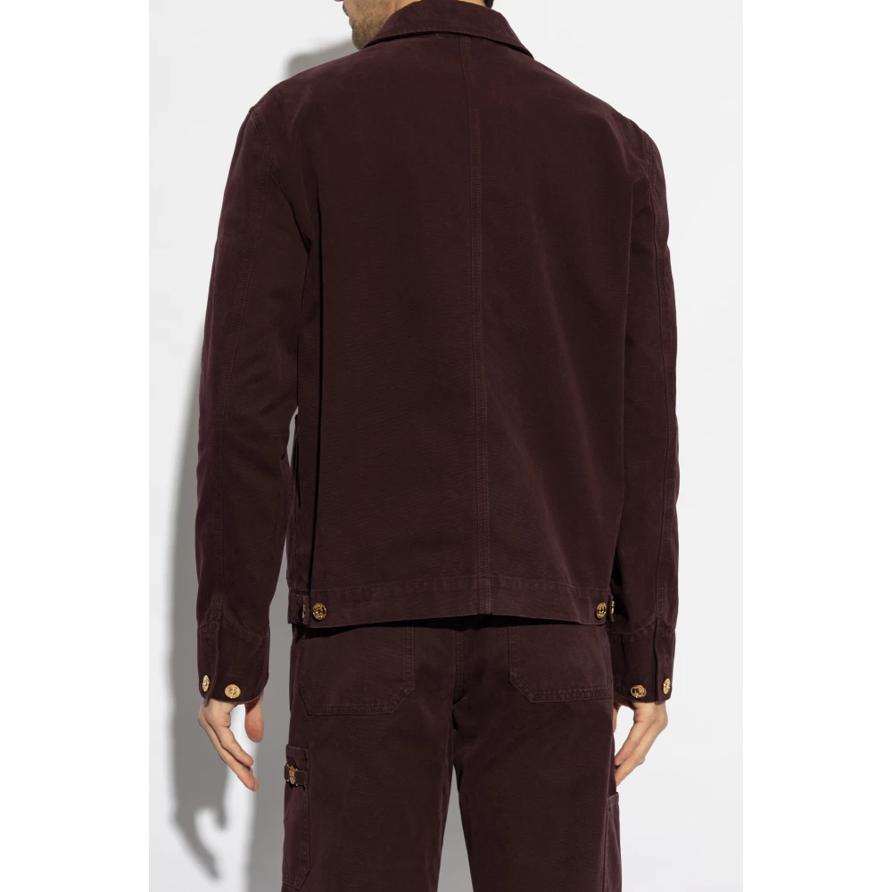 Versace Denim jas Brown Heren