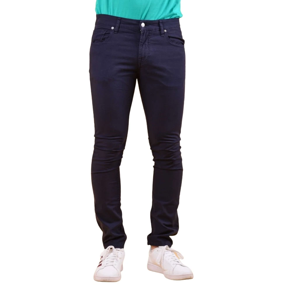 Guess Slim-fit Denim Broek Blue Heren
