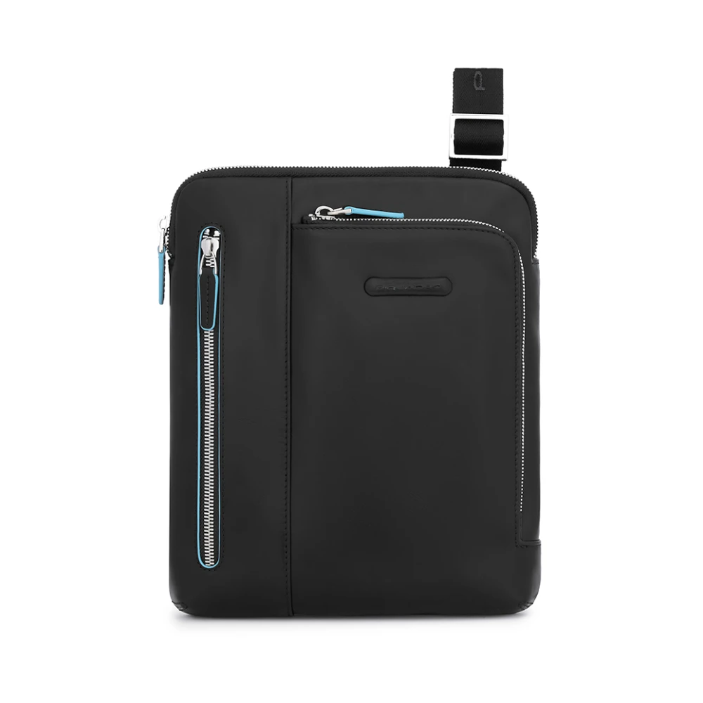 Piquadro Men's Black Cross Body Messenger, One Size, Crossbody Bag For Ipad®