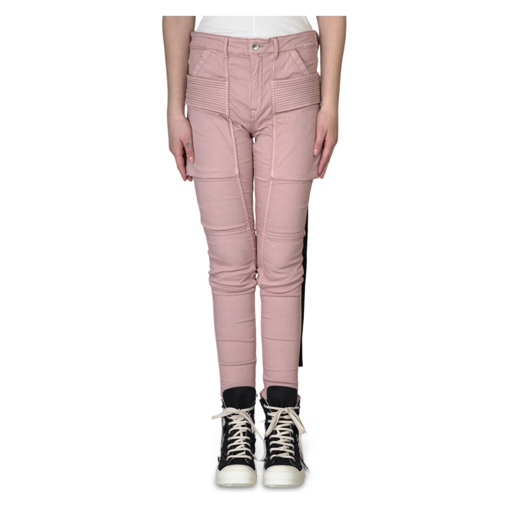 Rick Owens Creatch Overdyed Jeans Pink Dames