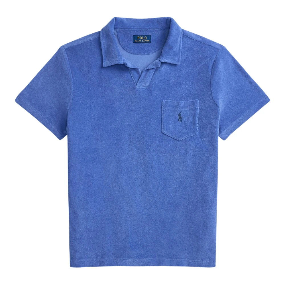 Ralph Lauren Men's Blue Polo Shirts, M, Terry Polo