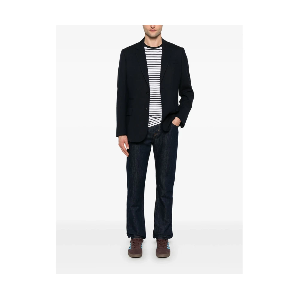 7 For All Mankind Indigo Blauwe Klassieke Five-Pocket Jeans Blue Heren