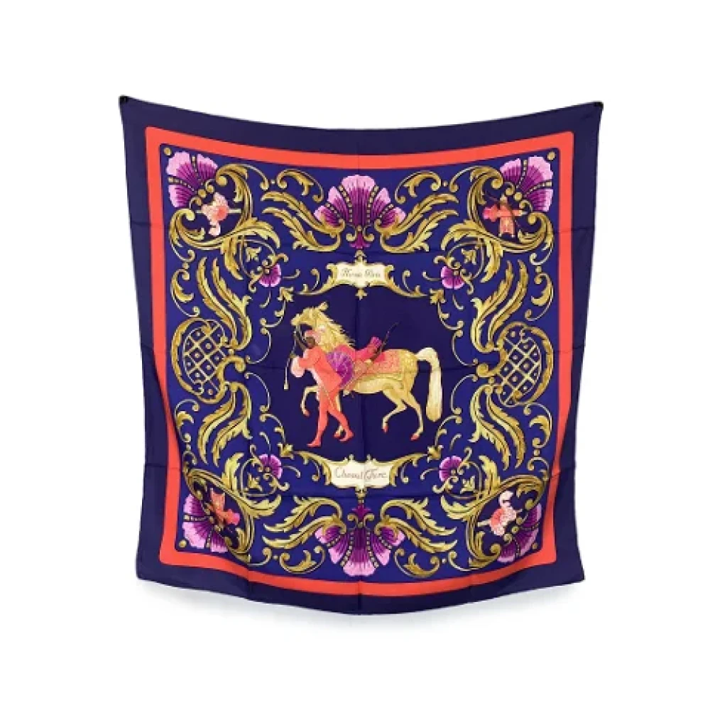 Pre-owned > Pre-owned Accessories > Pre-owned Scarves - - Hermès Vintage - Modalova