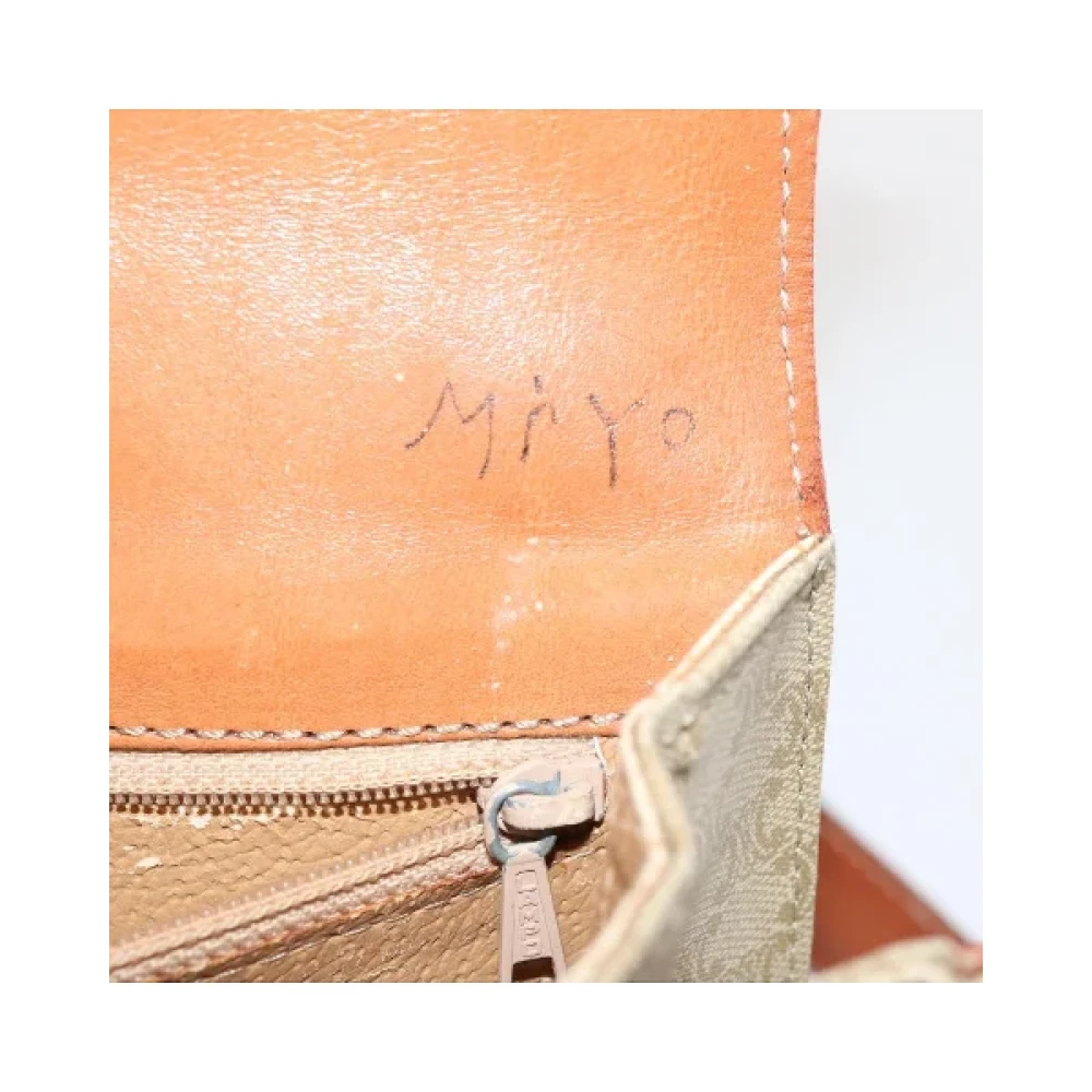 Celine Vintage Pre-owned Canvas celine-bags Beige Dames