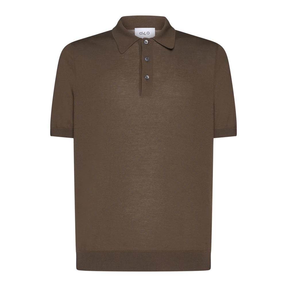 D4.0 Bruine T-shirts en Polos Brown Heren