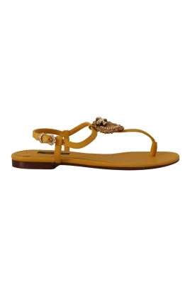 Senap Läderplatta Sandaler