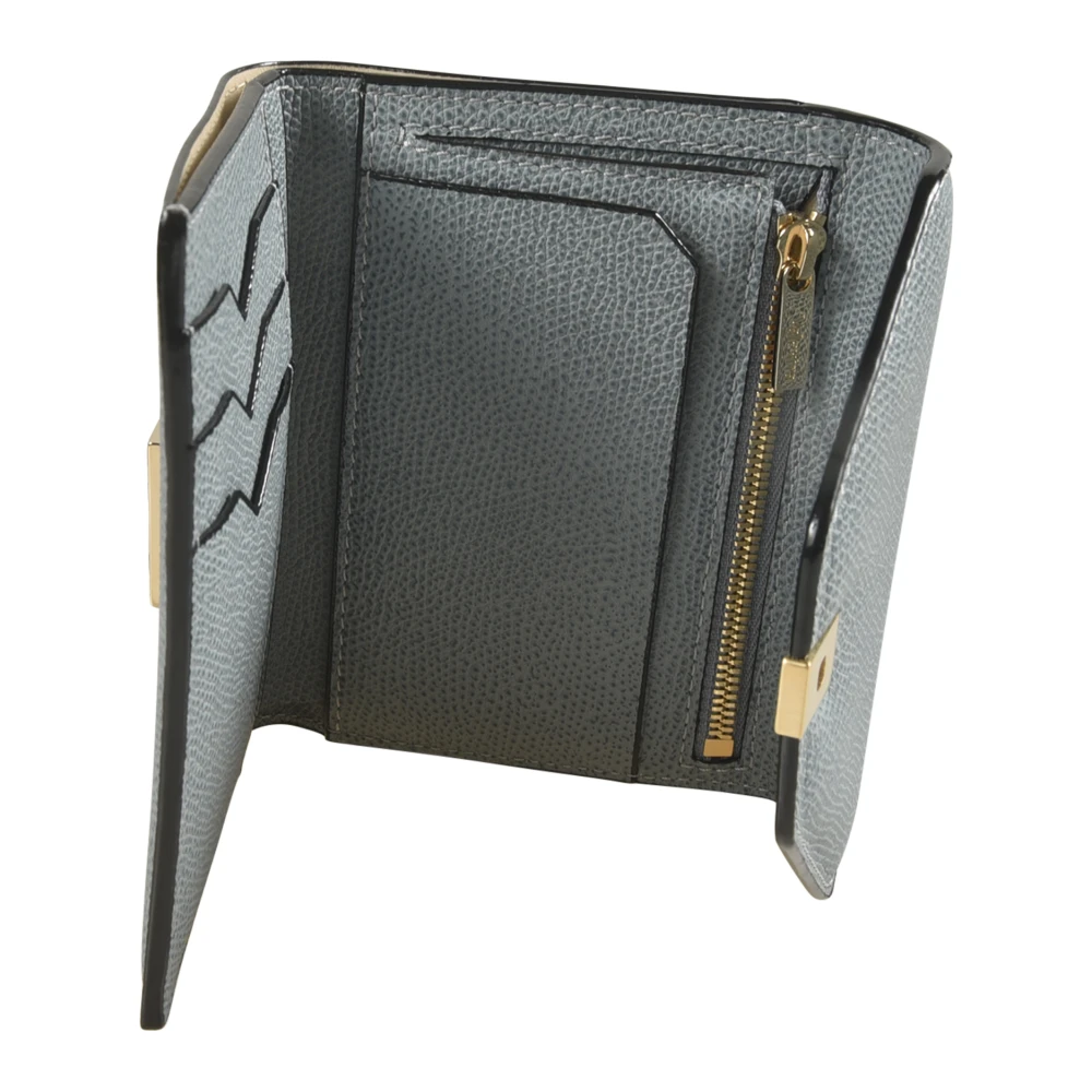 Valextra Stijlvolle Portemonnees Collectie Gray Dames