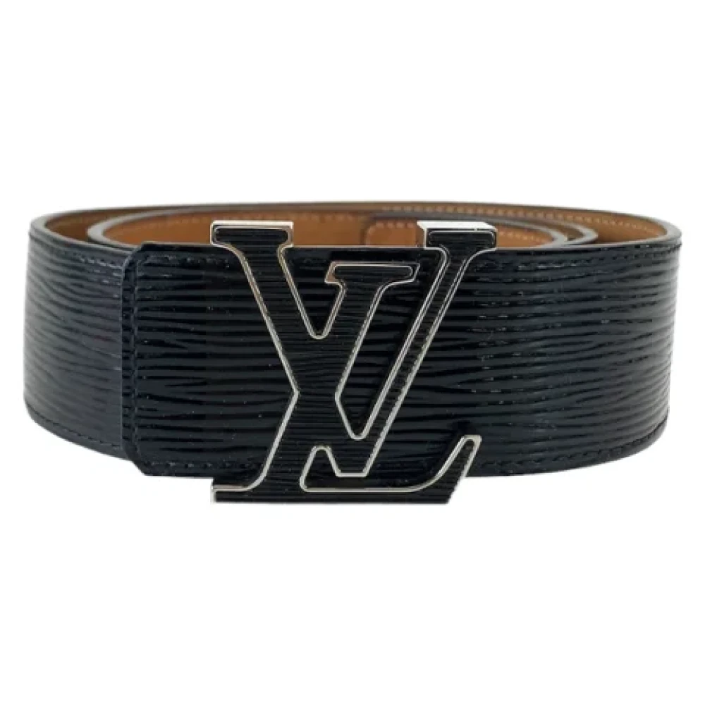 Louis Vuitton Vintage Pre-owned Leather belts Black Heren