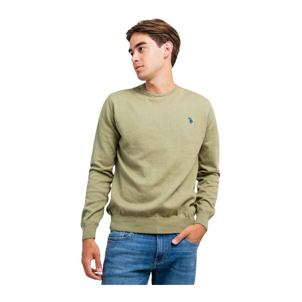 U.s. Polo Assn. Heren Groene Trui 53241-Eh33-246 Green Heren