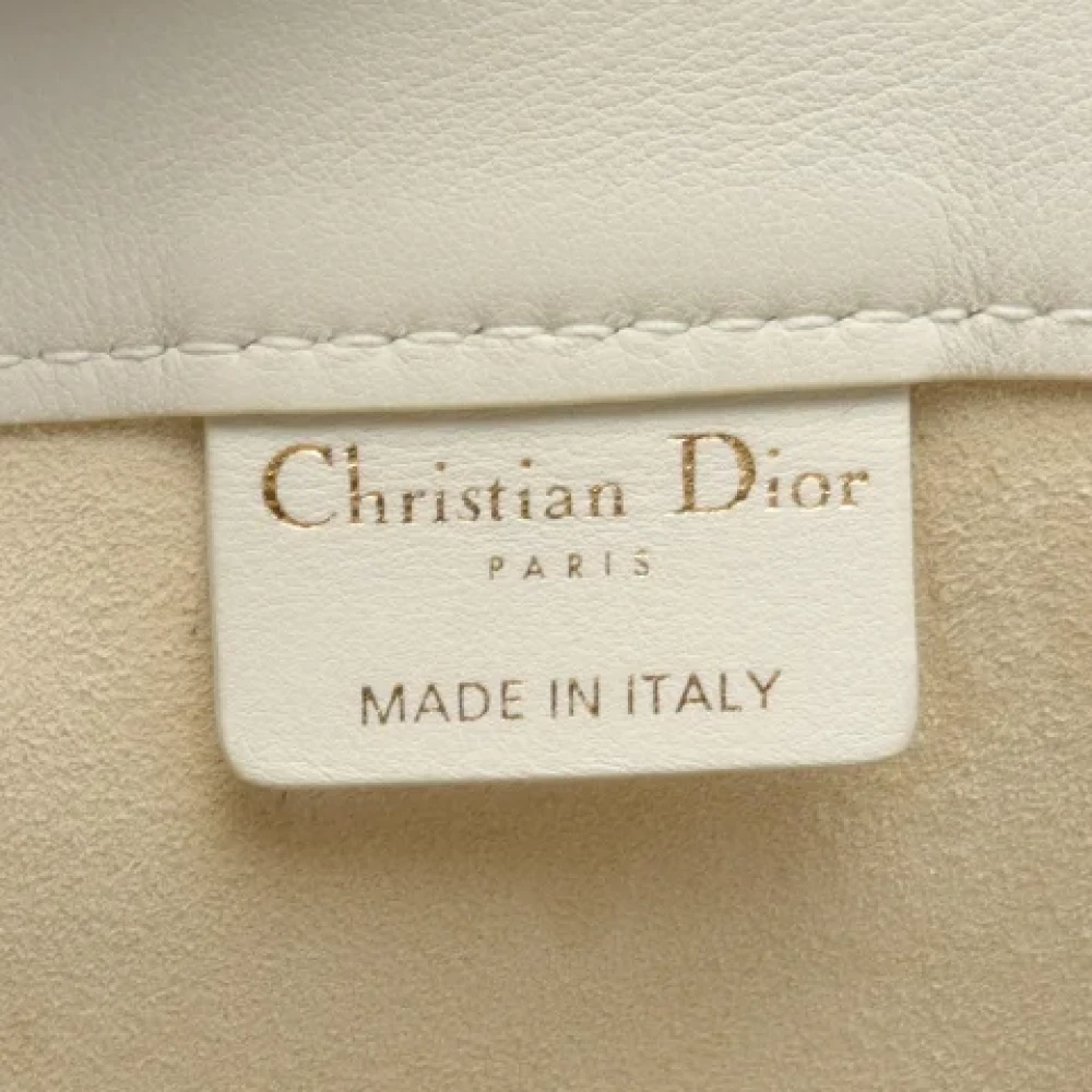 Dior Vintage Pre-owned Leather dior-bags White Dames