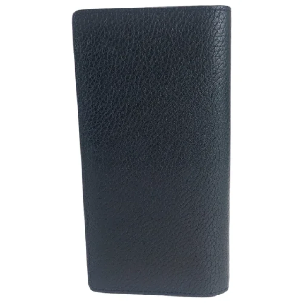 Louis Vuitton Vintage Pre-owned Leather wallets Black Heren