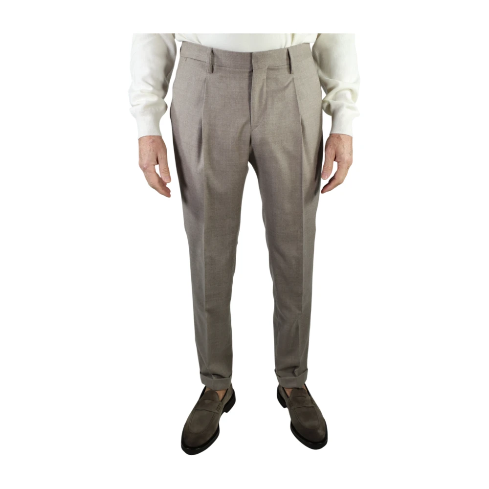 Briglia Dove Grey Wollen Broek Welt Zakken Gray Heren