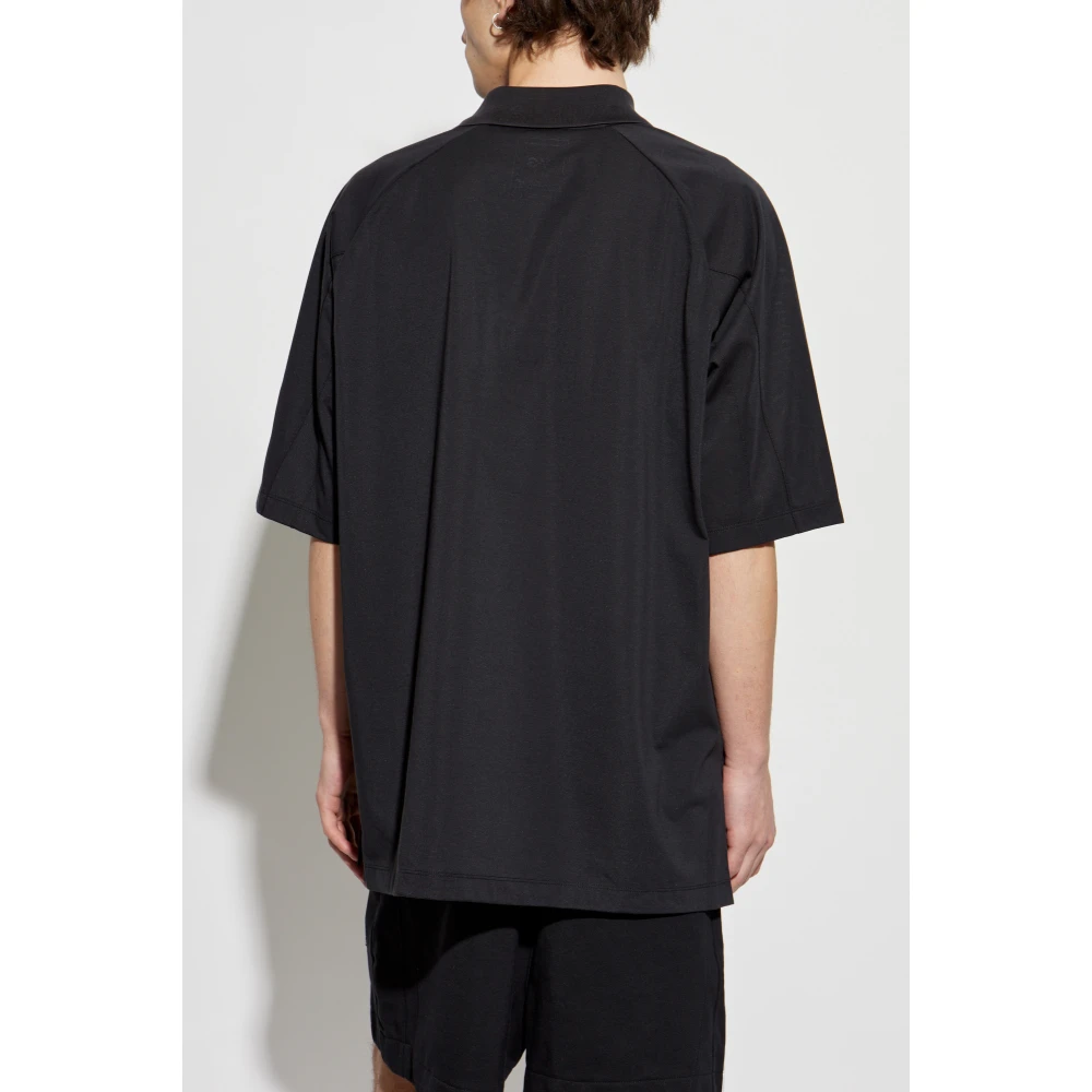 Y-3 V-hals T-shirt Black Heren