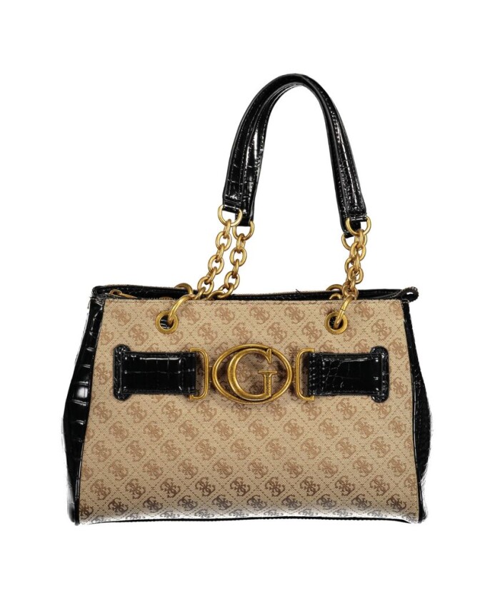 sac-a-main-en-polyethylene-noir-avec-poignees-chaine